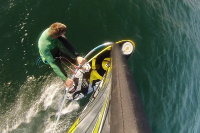 Тестирование слаломной доски для занятий виндсёрфингом Goya Proton 116L 2017