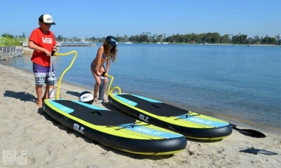 Новий насос для сапборда із вбудованим манометром!