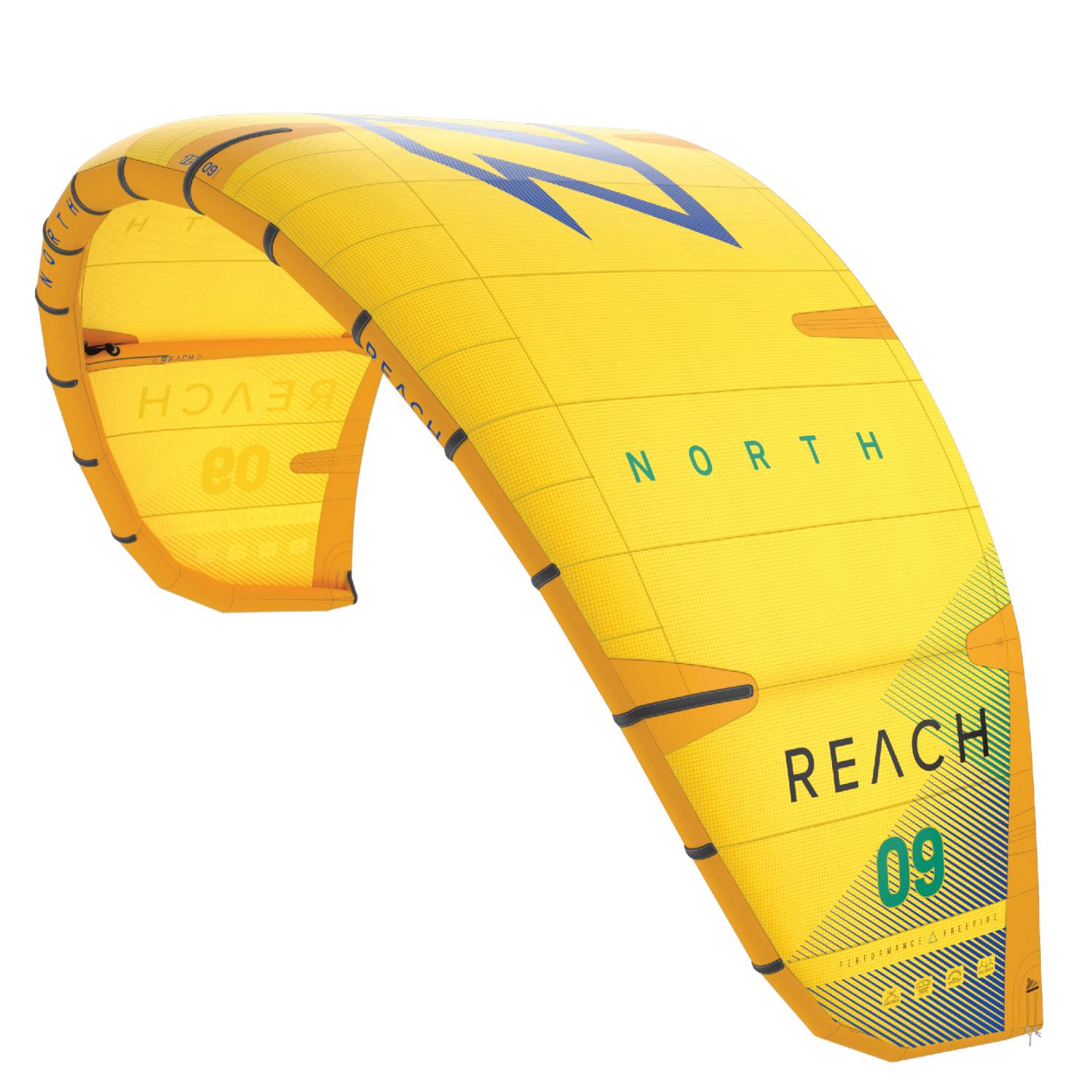 Кайт North Reach Kite 85000.200004 (Yellow) великий асортимент