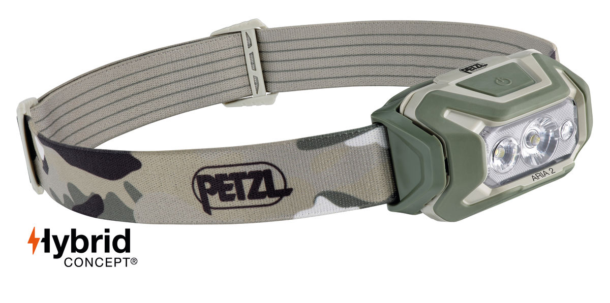 Налобний ліхтарик Petzl ARIA 1 RGB CAMO E069BA01 | купити в