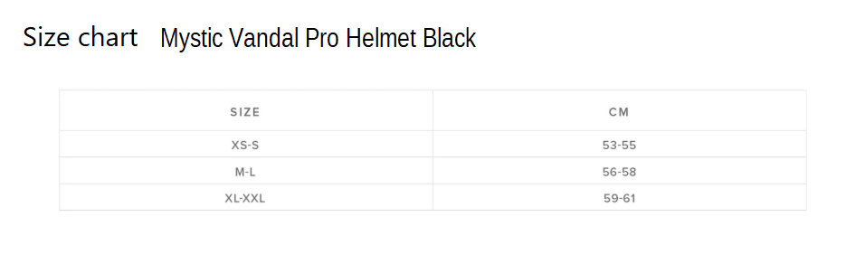 Mystic Vandal Pro Helmet