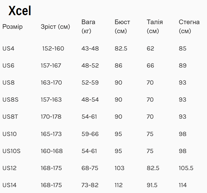 XCEL Wetsuit Woman